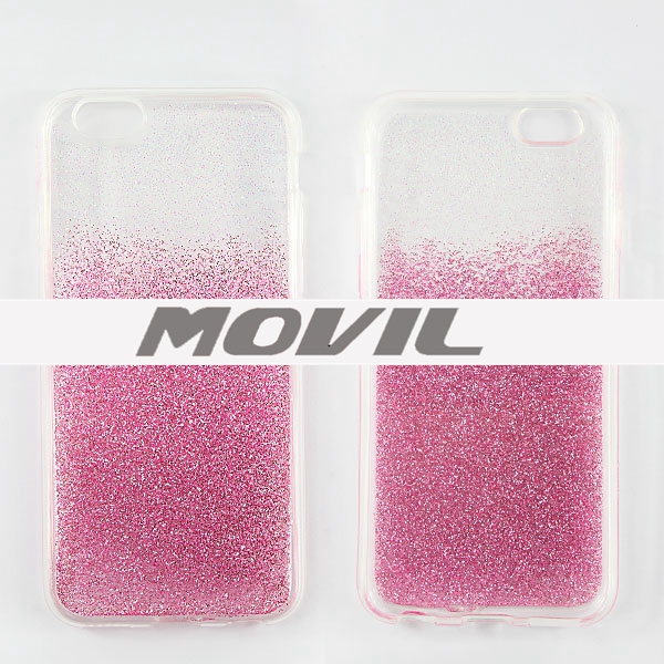 NP-2486 Lujo Sparkle Glitter de TPU Funda para iPhone 6-3